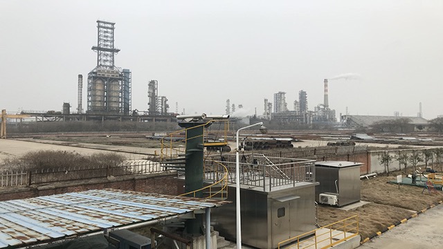 扬子石化园区边界DOAS苯系物监测