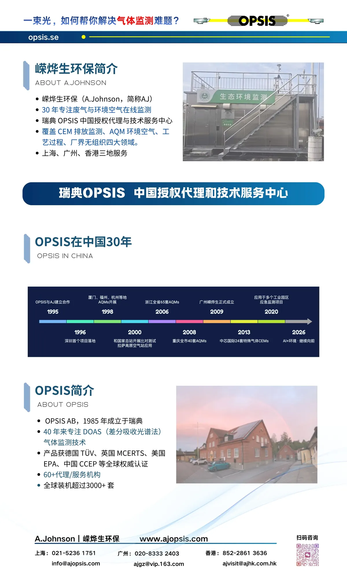公司介绍 - OPSIS 展会现场展板